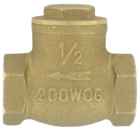 Series BFC Brass Flap Check Valve